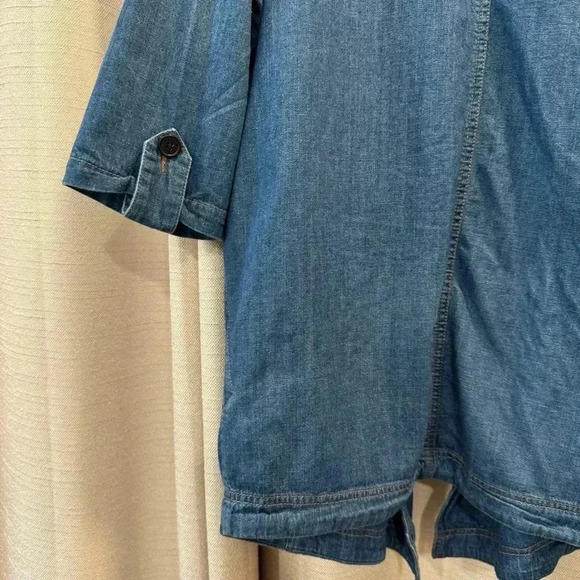 Armani Exchange Vintage Denim Jacket Cardigan 90’s Women’s Size Small - Picture 11 of 12